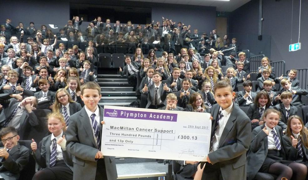 Plympton Academy students raise money for charity The Devon Daily